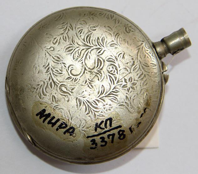 4-1 Часы карманные. 1889 г. Cylindre Remontoiz 6 Rubis. Militar Ver Forchheim. Немецкие. АВИМ_ОФ_3378(2)