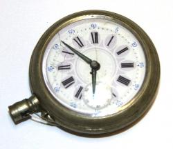 4 Часы карманные. 1889 г. Cylindre Remontoiz 6 Rubis. Militar Ver Forchheim. Немецкие.